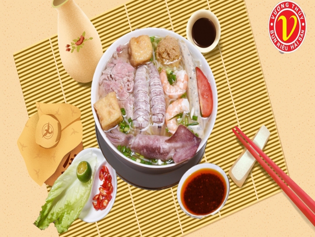 Đặc sản bún riêu hải sản xưa và nay